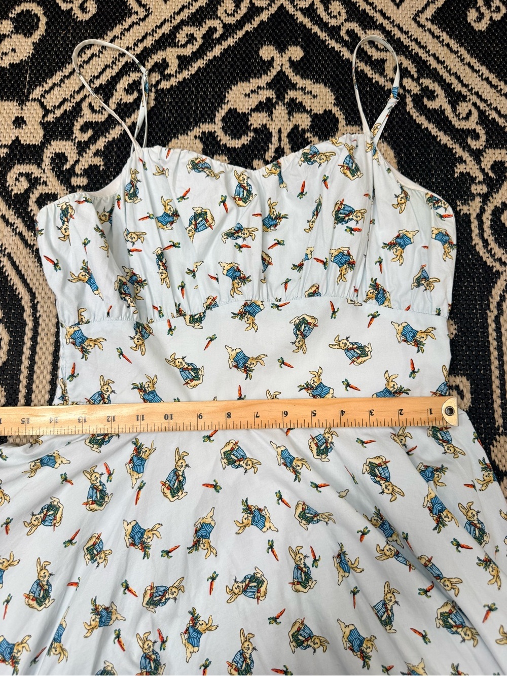 Magnolia Park Peter rabbit print rockabilly dress medium - Picture 16 of 16